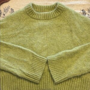 Sezane Baby Alpaca Women's Crew Neck Sweater